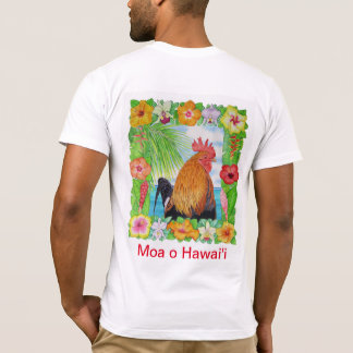 T-shirt Coq hawaïen