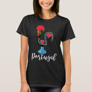 T-shirt Coq portugais Portugal Galo de Barcelos Figur