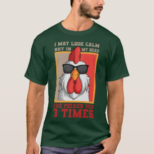 T-shirt Coq Poulet Agricole Agricole Agritourisme Volaille
