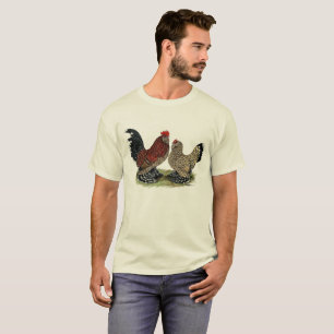 T-shirt Coqs nains de D'Uccle : Mille Fleur