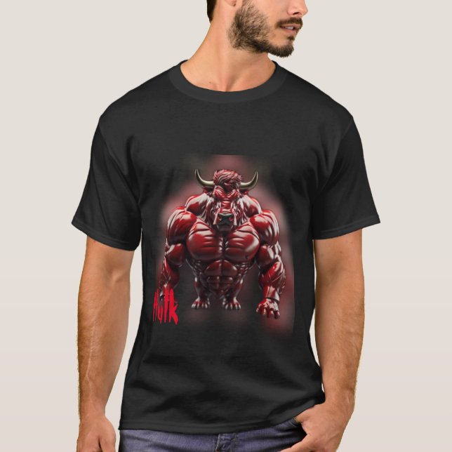 T-shirt Coque de vache rouge (Devant)