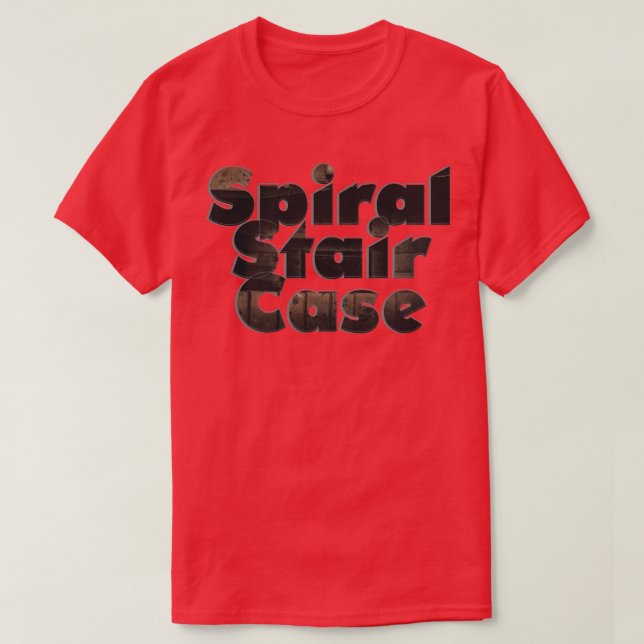 T-shirt Coque d'escalier spiral (Design devant)