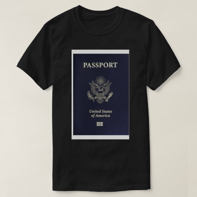 T-shirt Coque iphone de passeport (Design devant)