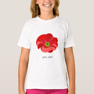 T-shirt Coquelicot rouge