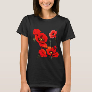 T-Shirt Coquelicot Rouge