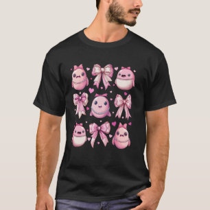 T-shirt Coquette Blobfish Funny Fish Pink Ribbon Girl