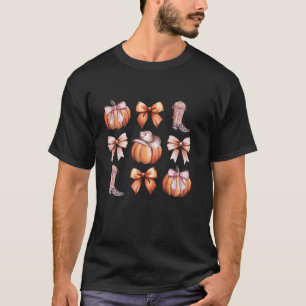 T-shirt Coquette Botte rose Boots Citrouille Cowboy Cow