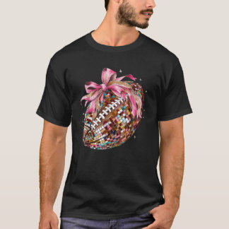 T-shirt Coquette Bow American Football Jour Automne The