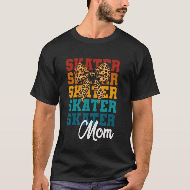 T-shirt Coquette Bow Skater Maman Mignonne Patineuse Amate (Devant)
