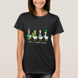 T-shirt Coquette Drôle Juste Une Oie Chanceuse Shenanigan