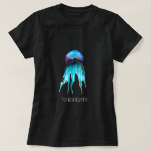 T-shirt Coquille marine méduse aquatique