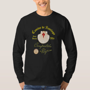 T-shirt Coquille Saint-Jacques Camino de Santiago Anno Dom