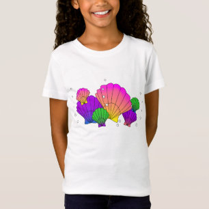 T-Shirt Coquilles de mer des Caraïbes avec bulles