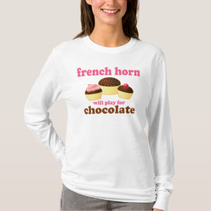 T-shirt Cor de harmonie de chocolat
