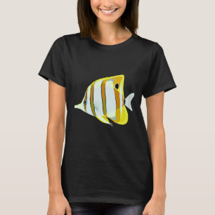 T-shirt Corail tropical Papillon marin Poisson Animal