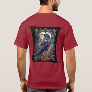 T-shirt Corbeau À La Fenêtre