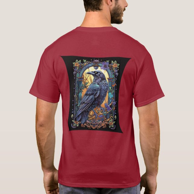 T-shirt Corbeau À La Fenêtre (Dos)
