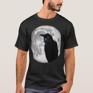 T-shirt Corbeau dans la lune