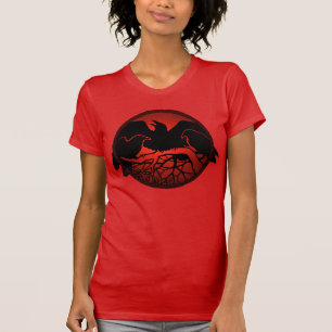 T-shirt Corbeau Débardeur Raven Art Ladies Shirt