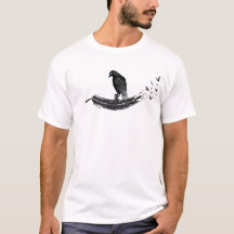 Corbeau et crâne
