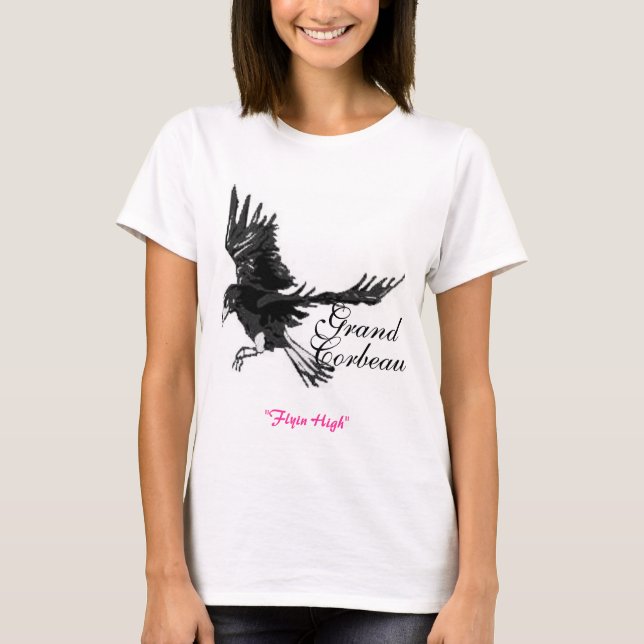 T-shirt Corbeau grand (Devant)