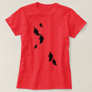 T-shirt Corbeau noir