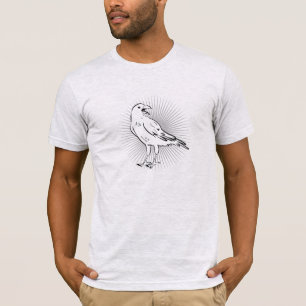 T-shirt Corbeau noir - Personnalisable