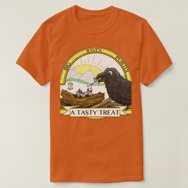 T-shirt Corbeau TShirtBig Raven (Design devant)