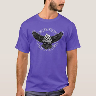 T-shirt Corbeau Valknut Viking