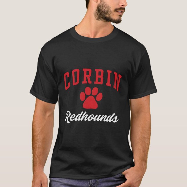 T-shirt Corbin High School Redhounds C3 (Devant)