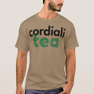 T-shirt Cordialité Tea Amateurs noir