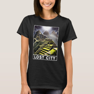 T-shirt Cordillère Machu Picchu Pérou Ville perdue