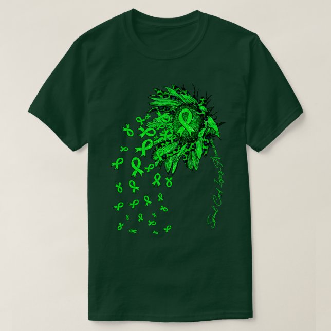 T-shirt Cordon de colonne vertébrale Sensibilisation aux b (Design devant)