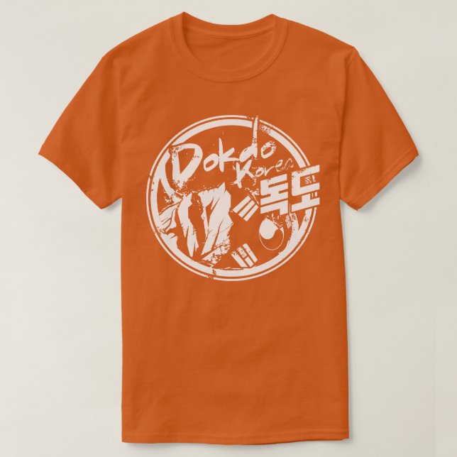 T-shirt Corée du Sud de l'île Dokdo (Design devant)