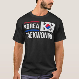 T-shirt Corée Taekwondo Martial Arts Training Sparring Kor