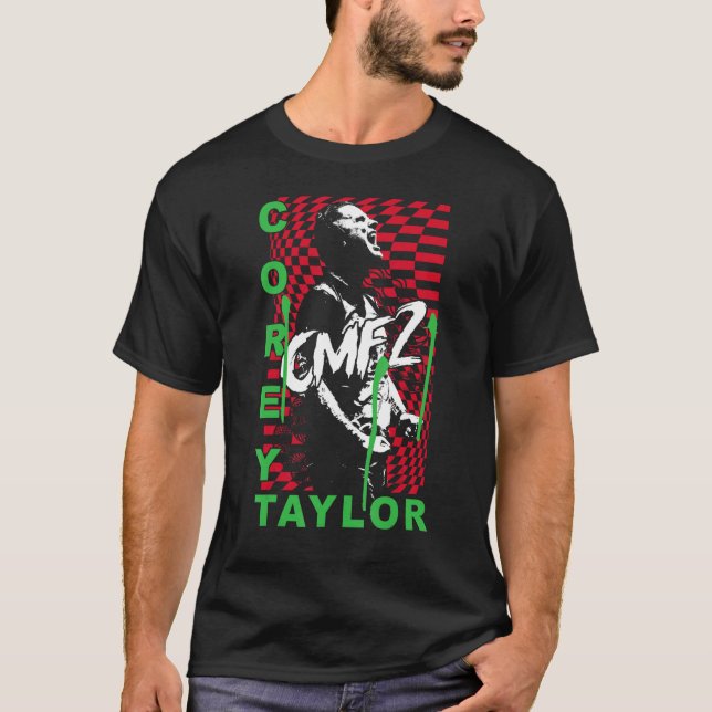 T-shirt Corey Taylor - Checker (Devant)