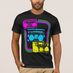 T-shirt Corey Tiger 80s Retro Boombox Radio