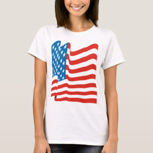 T-shirt Corey Tiger Drapeau Américain Vintage 80s