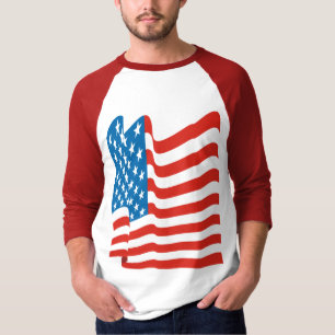 T-shirt Corey Tiger Drapeau Américain Vintage 80s