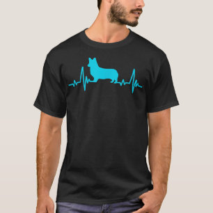 T-shirt Corgi Chien Coeur Corgi Papa52