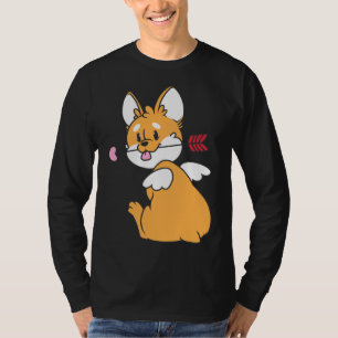 T-shirt Corgi cupide