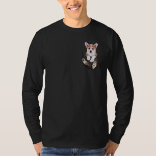 T-shirt Corgi Dans Le Corgi De Poche