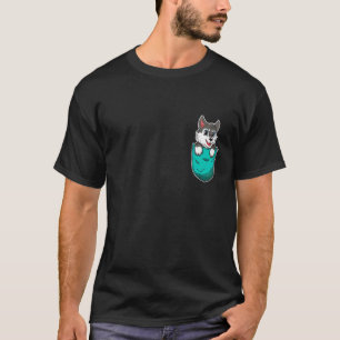 T-shirt Corgi Dans Pocket Corgi Crazy Chien