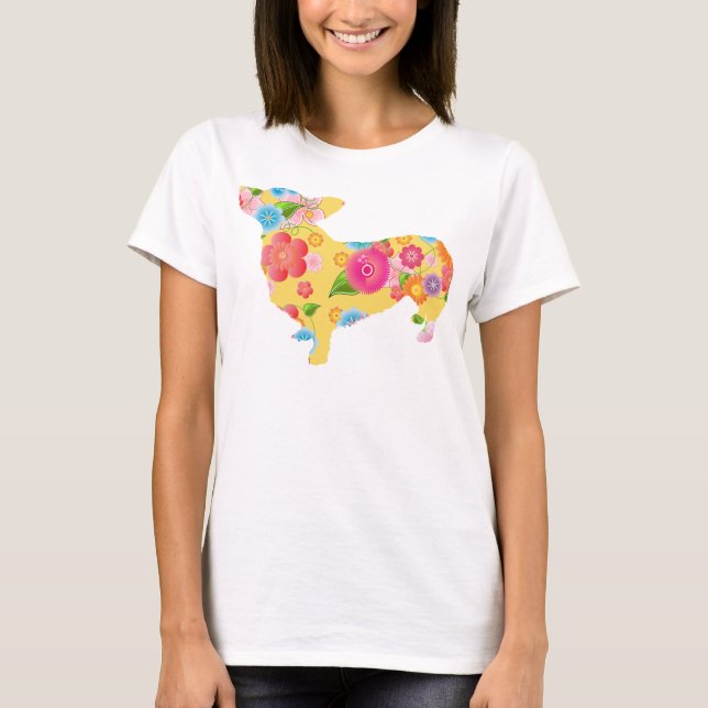 T-shirt Corgi de Gallois de Pembroke (Devant)