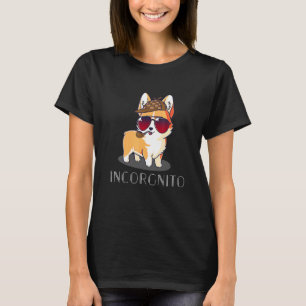 T-shirt Corgi détective incognito