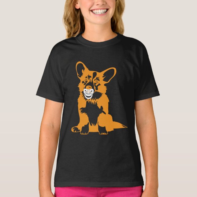 T-shirt Corgi dog mom Corgi dad  1 (Devant)
