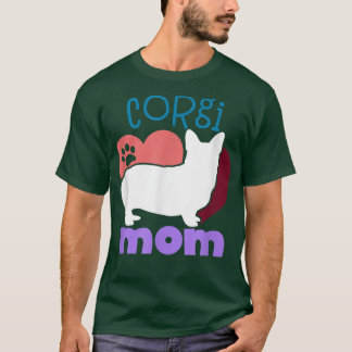 T-shirt Corgi dog MomCorgi 