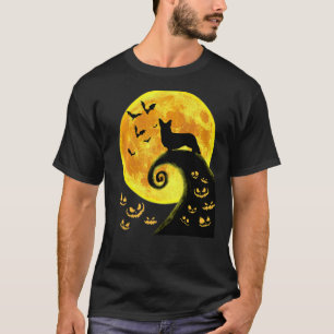 T-shirt Corgi Et Costume D'Halloween De Lune Corgi & Propr
