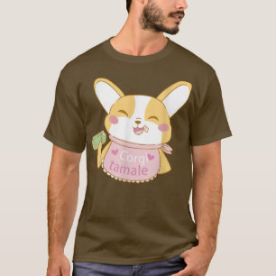 T-shirt Corgi Girl amant chien propriétaire animal tamale
