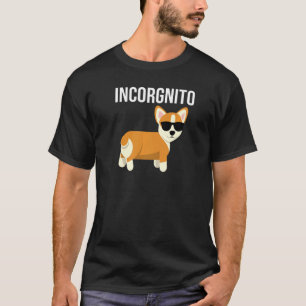 T-shirt Corgi Incorgnito Avec Lunettes De Soleil Incognito